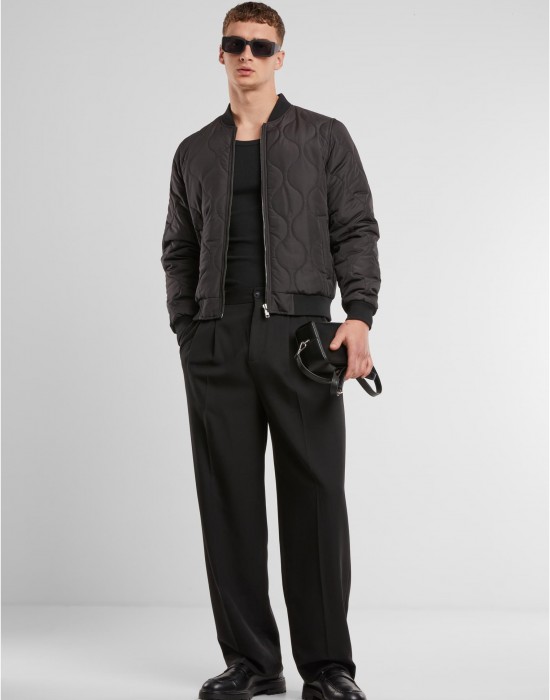 Мъжко Бомбър Яке Onion Quilted Bomber black XXL