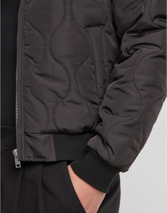 Мъжко Бомбър Яке Onion Quilted Bomber black XXL