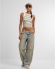 Дамски Дънки Ladies Low Waist Baggy Fit Denim mid grey dirty washed 29