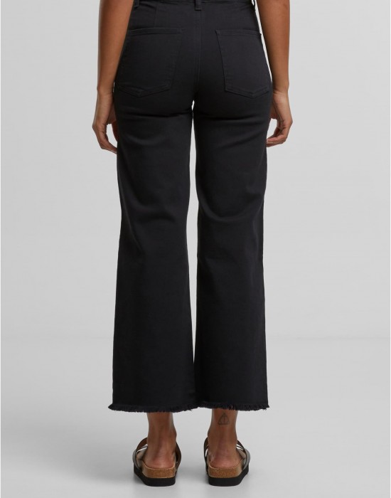 Дамски Дънки Ladies Relaxed Straight Fit Denim black 29