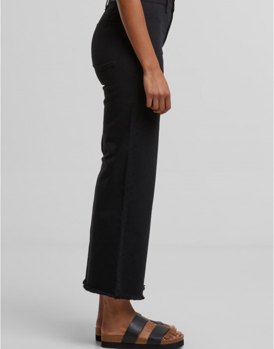 Дамски Дънки Ladies Relaxed Straight Fit Denim black 29