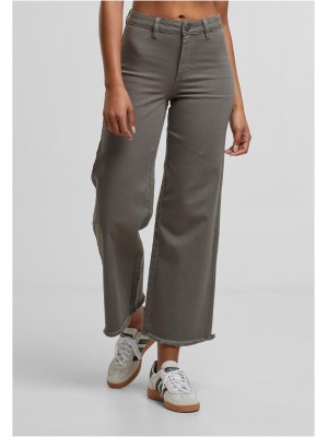 Дамски Дънки Ladies Relaxed Straight Fit Denim olive 29