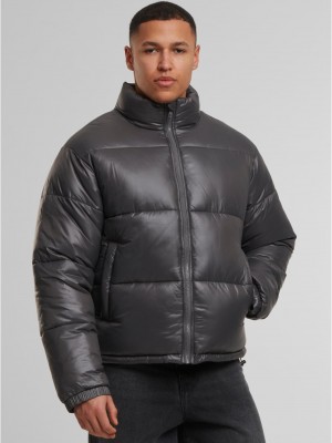 Мъжко Пухено Яке Shiny Puffer Jacket magnet XXL