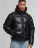 Мъжко Пухено Яке Shiny Puffer Jacket With Hood black XXL