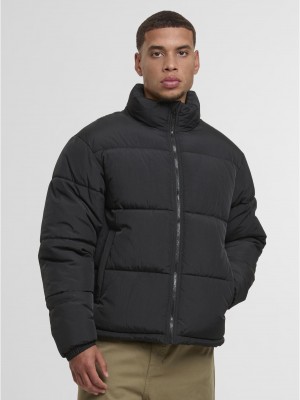 Мъжко Пухено Яке Crinkle Puffer Jacket black XXL