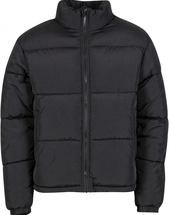Мъжко Пухено Яке Crinkle Puffer Jacket black XXL