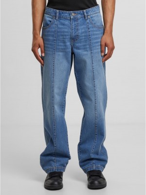 Мъжки Дънки Wide Leg Denim With Dividing Seams mid deep blue washed 44 Мъжки Дънки Wide Leg Denim With Dividing Seams mid deep blue washed 44