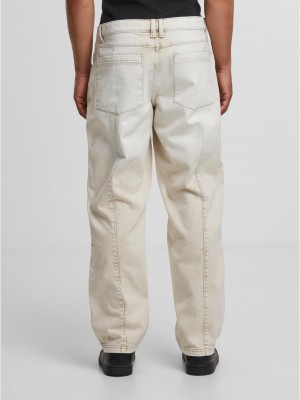 Мъжки Дънки Wide Leg Denim With Dividing Seams white dirty washed 44 Мъжки Дънки Wide Leg Denim With Dividing Seams white dirty washed 44