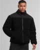 Мъжко Пухено Яке Fabric Mix Teddy Puffer Jacket black XXL