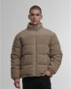 Мъжко Пухено Яке Fabric Mix Teddy Puffer Jacket darktaupe XXL