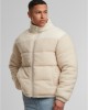 Мъжко Пухено Яке Fabric Mix Teddy Puffer Jacket whitesand XXL