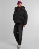 Мъжко Пухено Яке Puffer Jacket With Flap Hood black XXL