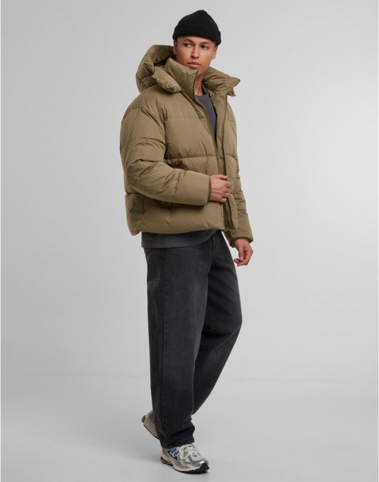 Мъжко Пухено Яке Puffer Jacket With Flap Hood tiniolive XXL