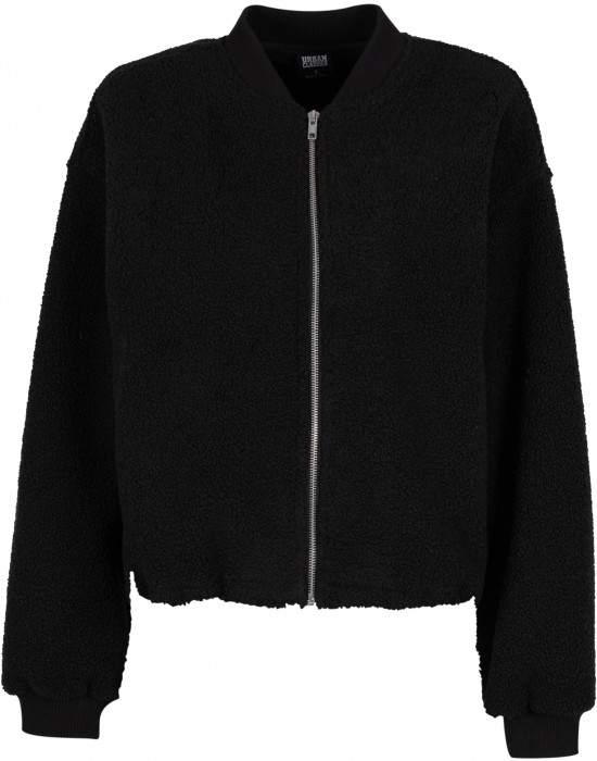 Дамско Бомбър ЯкеLadies Structured Bomber Jacket black XXL
