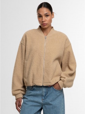 Дамско Бомбър ЯкеLadies Structured Bomber Jacket unionbeige XXL Дамско Бомбър ЯкеLadies Structured Bomber Jacket unionbeige XXL