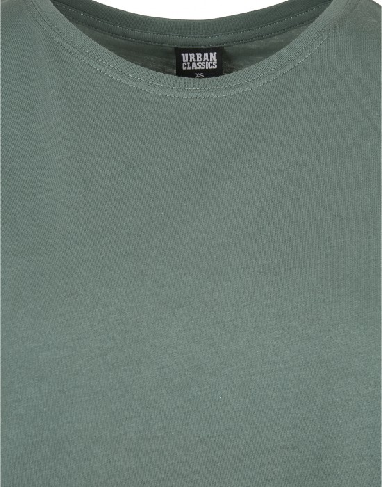 Дамска тениска в зелено от Urban Classics Ladies Extended Shoulder 