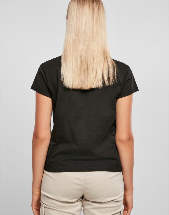 Дамска тениска в черен цвят Ladies Recycled Cotton Boxy Tee