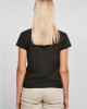 Дамска тениска в черен цвят Ladies Recycled Cotton Boxy Tee
