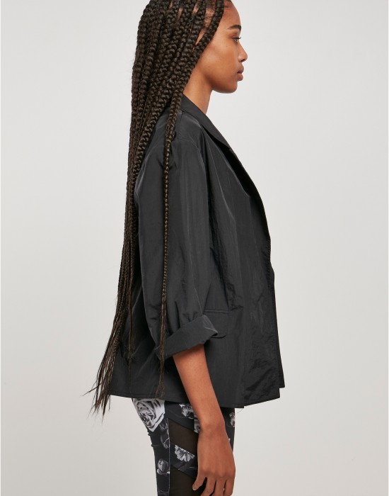 Дамски блейзър в черен цвят Urban Classics Дамски блейзър в черен цвят Urban Classics