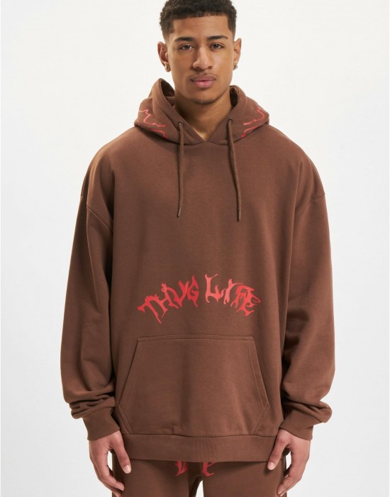 Суичър Thug Life Ink Hoodies brown XXL