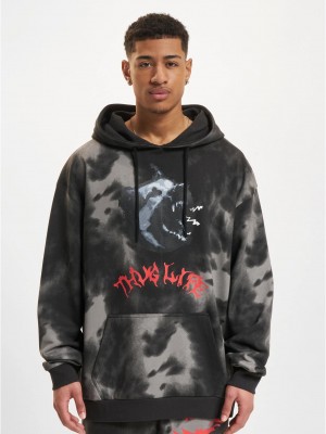 Суичър Thug Life Sky Hoodies black/grey XXL