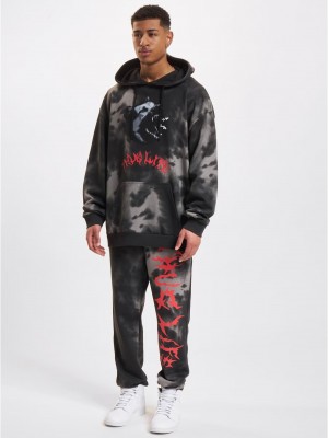 Суичър Thug Life Sky Hoodies black/grey XXL