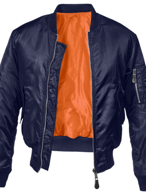 Мъжко яке бомбър в тъмносин цвят Brandit MA1