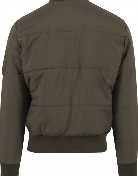 Мъжко яке бомбър Urban Classics в цвят маслина