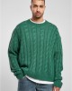 Мъжки плетен пуловер в зелен цвят Urban Classics Boxy Sweater