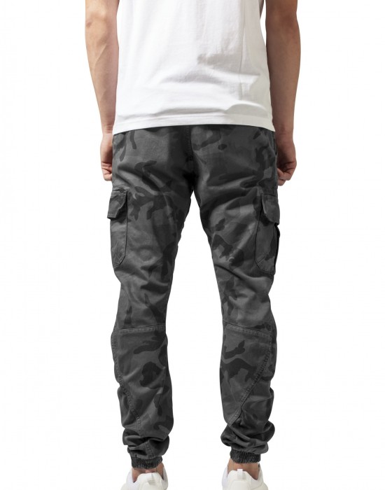Мъжки камуфлажен карго панталон Urban Classics grey camo