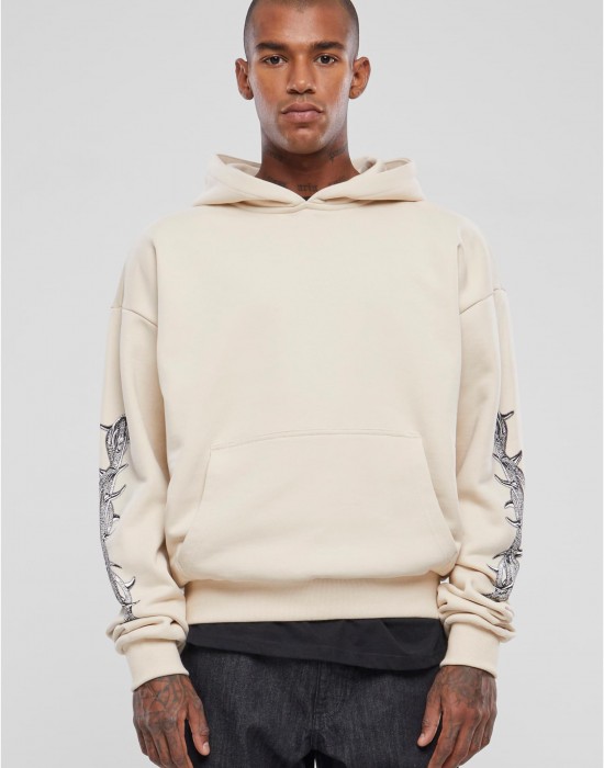 Мъжки суичър в бежов цвят Mister Tee God Loyalty Love