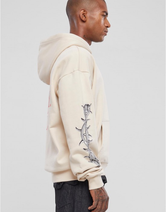 Мъжки суичър в бежов цвят Mister Tee God Loyalty Love