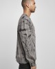 Мъжка блуза в тъмносив цвят Urban Classics Boxy Tye Dye LS