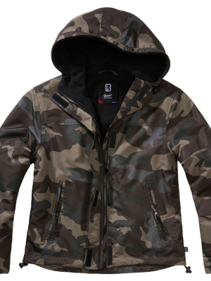 Дамско яке в тъмен камуфлаж Darkcamo