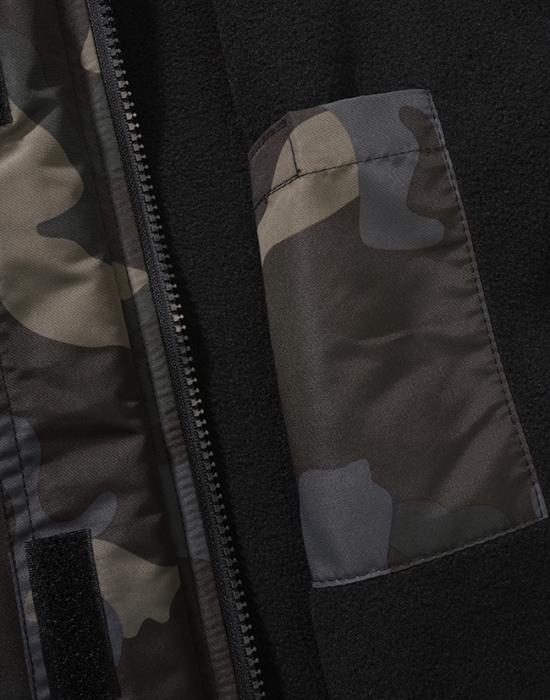 Дамско яке в тъмен камуфлаж Darkcamo