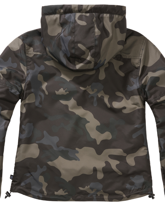Дамско яке в тъмен камуфлаж Darkcamo