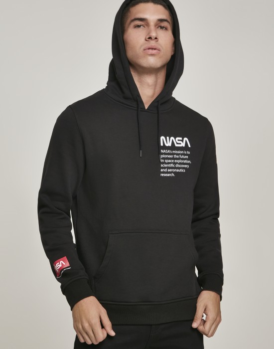 Мъжки суичър Mister Tee NASA Definition в черно