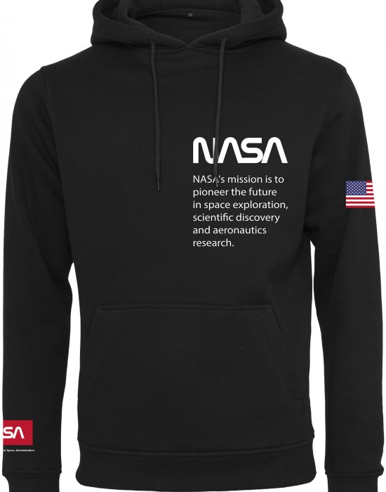 Мъжки суичър Mister Tee NASA Definition в черно