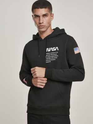 Мъжки суичър Mister Tee NASA Definition в черно