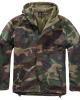 Мъжка ветровка в камуфлаж Brandit woodland