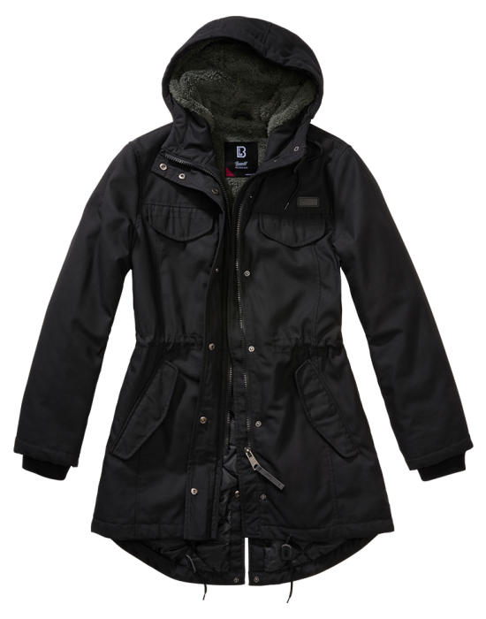 Дамска черна парка Brandit Marsh Lake