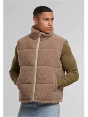 Грейка Basic Teddy Puffer Vest darktaupe XXL