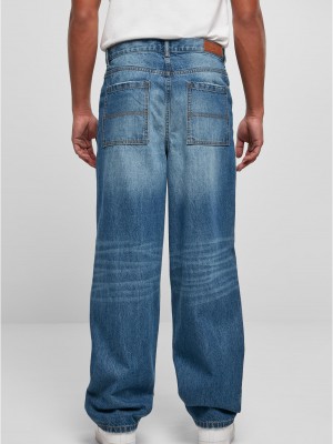 Мъжки широки дънки в син цвят Urban Classics 90s Jeans