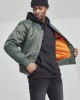 Мъжко яке тип бомбър Urban Classics olive в цвят маслина