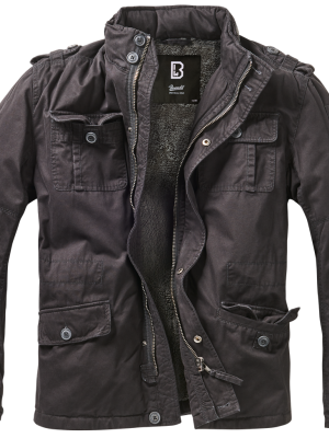 Мъжко зимно яке  в черен цвят Brandit Britannia