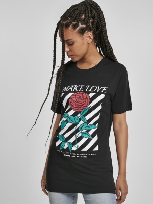 Тениска Ladies Make Love Tee black XS