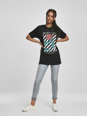 Тениска Ladies Make Love Tee black XS