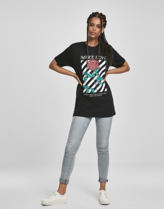 Тениска Ladies Make Love Tee black XS