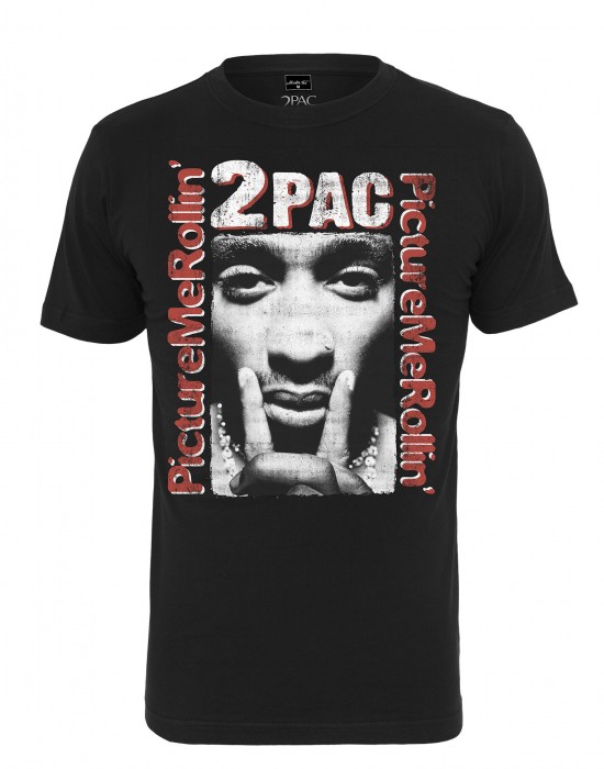 2Pac / Tupac Shakur - Picture Me Rollin' Мъжка черна тениска