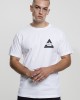 Бяла мъжка тениска Mister Tee Triangle